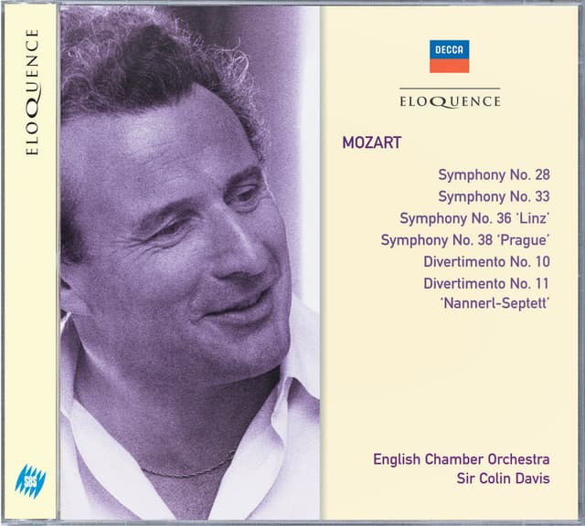 Mozart: Symphonies Nos. 28, 33, 36 & 38 - Wolfgang Amadeus Mozart