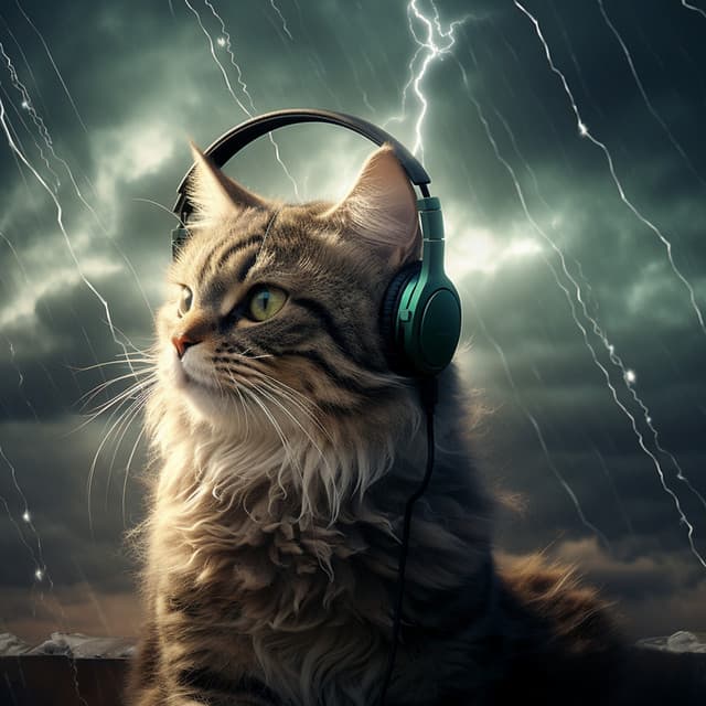 Thunder Purr: Feline Calm Sessions - Music for Cats TA