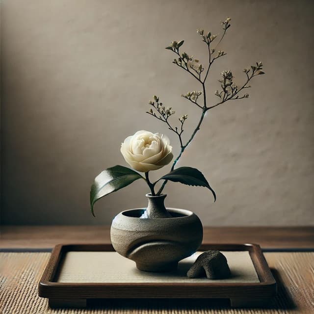 Chabana Japanese Flower Art: Deep Meditation Music - Japanese Zen Shakuhachi