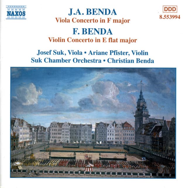 Benda, F.: Violin Concerto / Benda, J. A.: Viola Concerto - Ariane Pfister-Benda