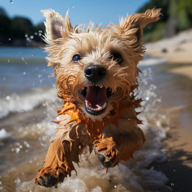 Calma Canina Junto A La Corriente: Música Junto Al Claro - Sonido Del Bosque y Naturaleza