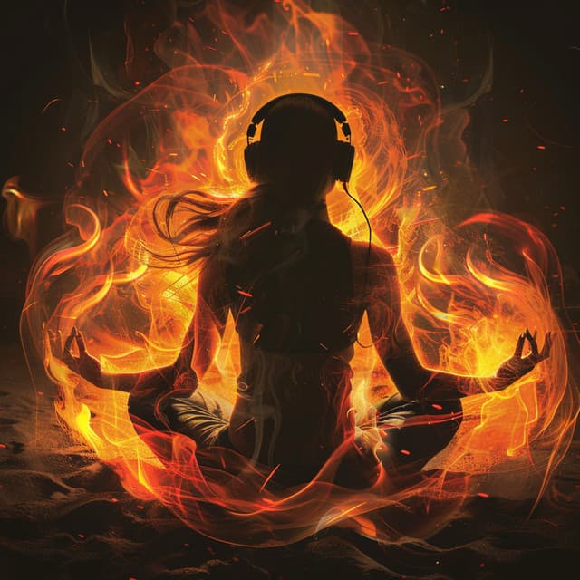 Flame's Flow: Fiery Yoga Music - Yogi Zone