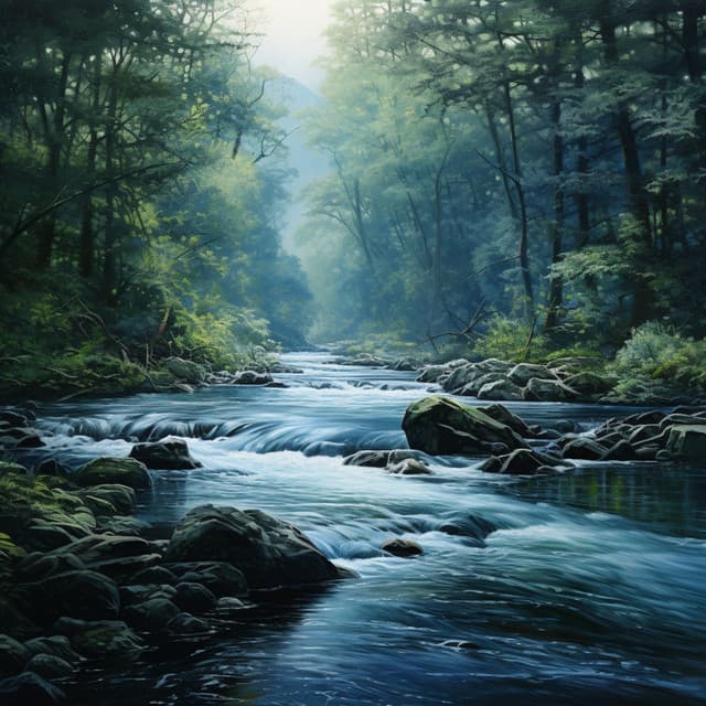 Refugio De Armonía: Flujo Sereno De Arroyos Relajantes Y Cascadas - Paz reparadora