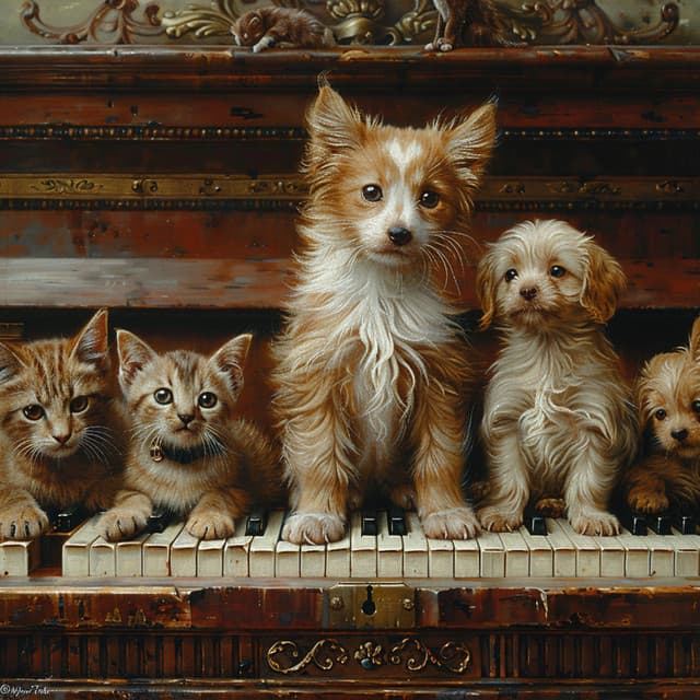 La Calma Canina Del Piano: Sonidos Relajantes Para Gatos - Niño pequeño