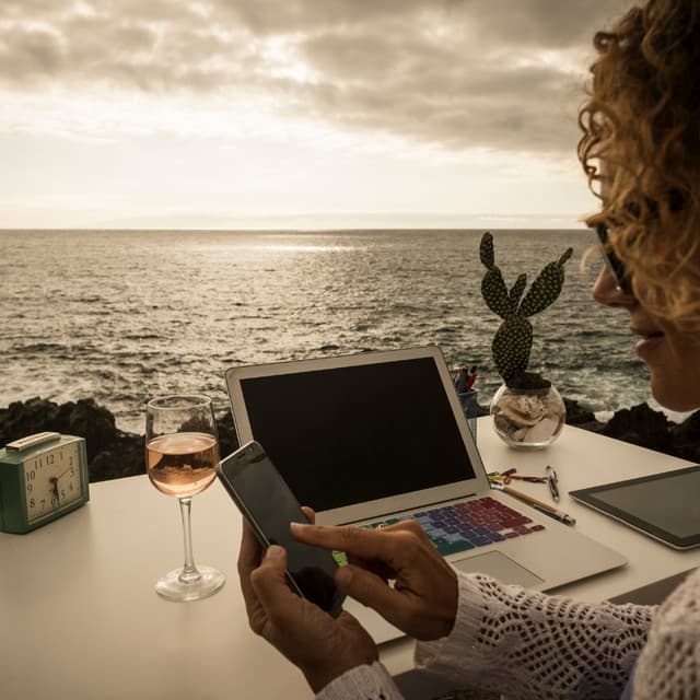 Work by the Sea: Relaxing Music Ocean - Ocean Sounds FX