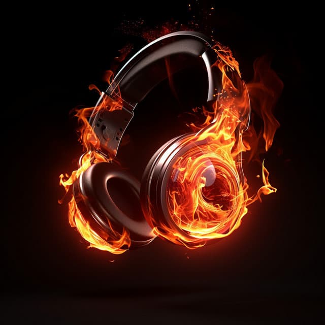 Fire Echoes: Eternal Flame Symphony - Stress Relief Calm Oasis