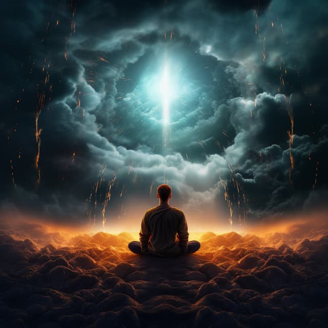 Thunder Meditation: Serene Echo Melody - Divine Conduit