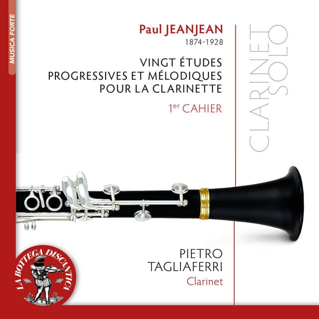 Jeanjean: Vingt études progressives et mélodiques pour la clarinette, vol. 1 - Paul Jeanjean