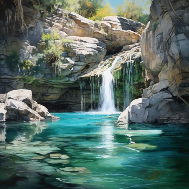 Cascadas Armónicas: Ritmos Serenos Del Río - Terapia de naturaleza