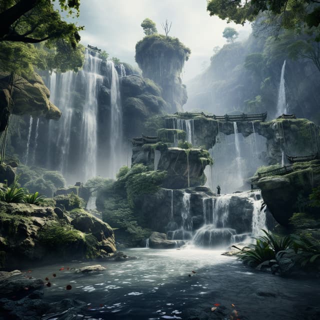 Waterfall's Zen: Peaceful Meditation Music - Meditators