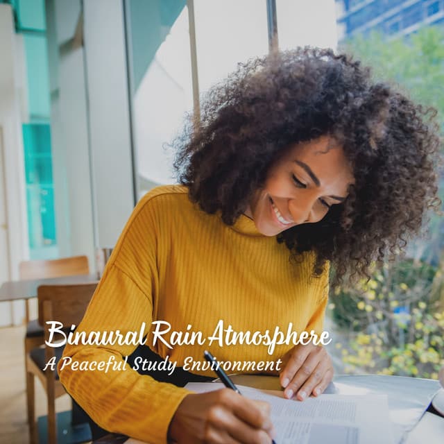 Binaural Rain Atmosphere: A Peaceful Study Environment - Binaural Beats Studying Music