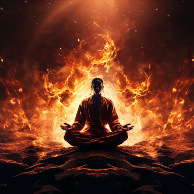 Fire Zen: Meditation Flames Dance - Calming Beats