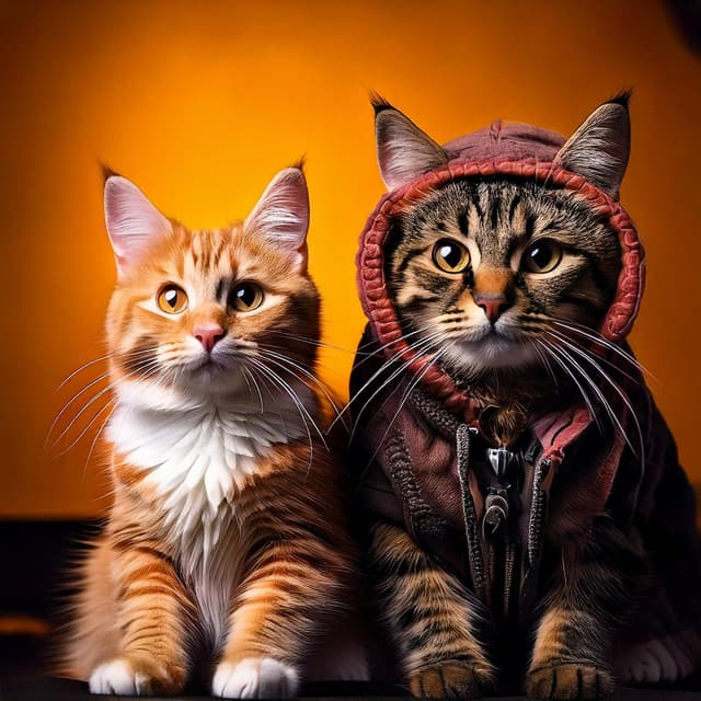 Feline Flow: Hip Hop Beats for Playful Cats - One Piece Lofi