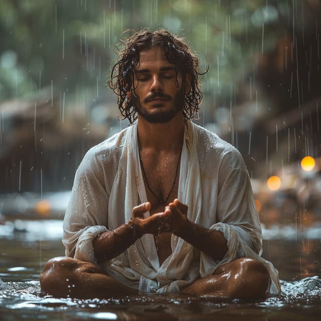 Relajación Consciente Con Meditación Suave Y Tranquila En La Lluvia - Los muchachos de enfoque y meditación