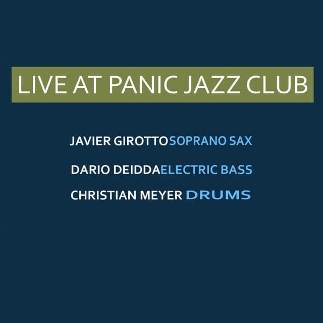 Live at Panic Jazz Club - Paolo Di Sabatino
