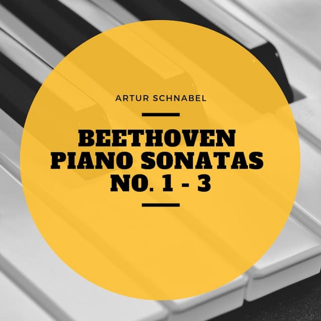Beethoven Piano Sonatas No. 1 - 3 - Artur Schnabel