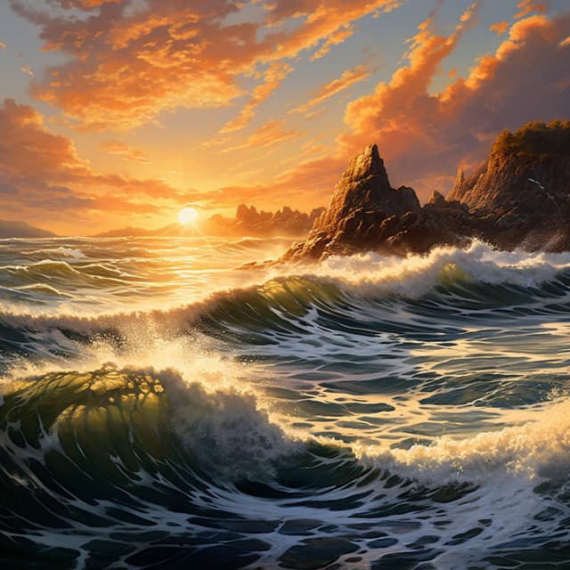 Mares Concentrados Binaurales: Enfoque Oceánico - Música de Ondas Cerebrales Alfa