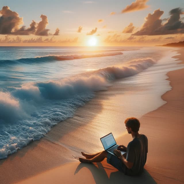 Waveforms of Focus: Ocean Music for Concentration - Music for Focus