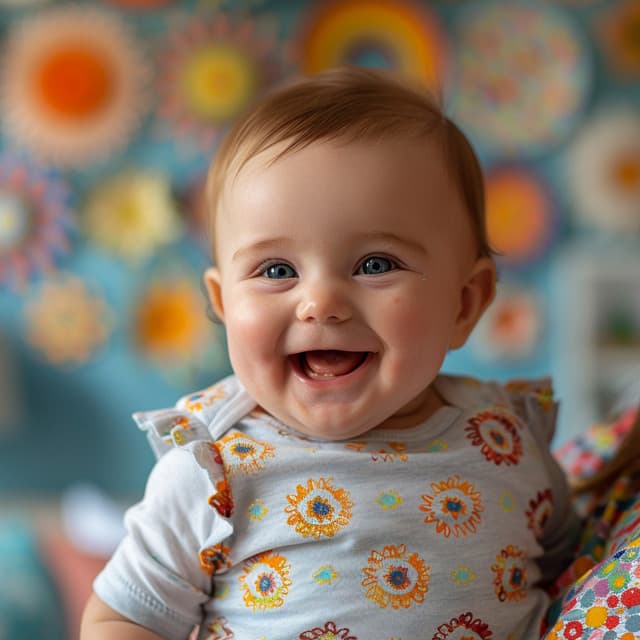 Sonrisas Matutinas: Música Suave Para El Día Del Bebé - Colores modales