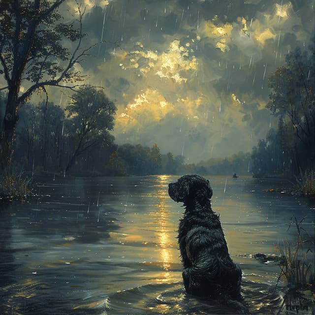 Los Perros Juegan Con El Trueno: Aventuras Musicales Enérgicas - Zona de relajación para perros