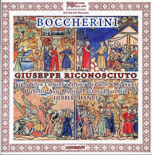 Boccherini: Il Giuseppe riconosciuto, G. 538 - Luigi Boccherini