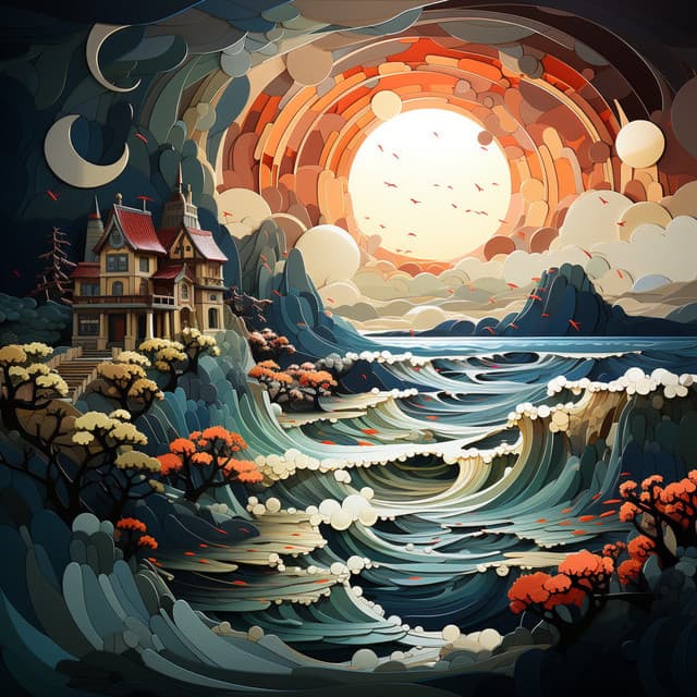 Armonía Binaural Del Agua: Cascadas De Relajación - Puros ritmos binaurales