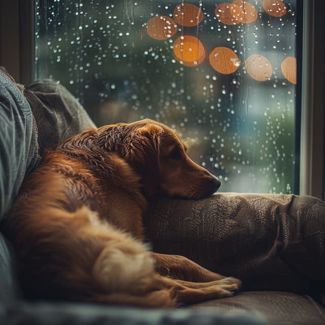 Confort Con Truenos Binaurales: Sonidos De Lluvia Para Perros - Música para acalmar cachorro