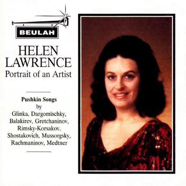 Glinka, Dargomïschky, Balakirev, Gretchaninov, Rimsky-Korsakov, Shostakovich, Mussorgsky, Rachmanino - Helen Lawrence