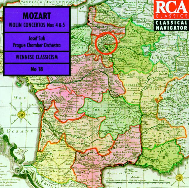 Mozart: Violin Concertos Vol. 2 - Classical Navigator - Josef Suk
