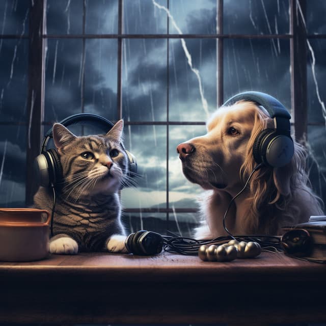 Thunder Harmony: Pets Relaxing Melodies - Pets Total Relax