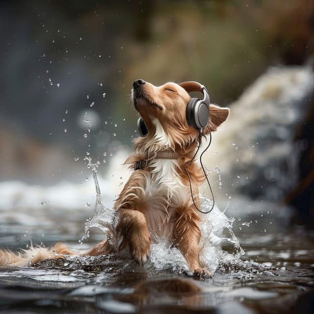 Dogs Delight: Playful Water Music Tunes - Dreamy Dog