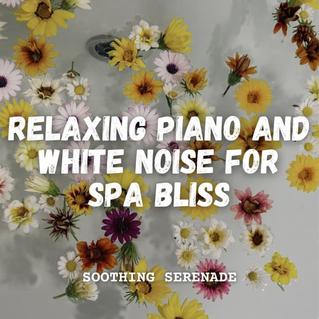 Soothing Serenade: Relaxing Piano and White Noise for Spa Bliss - Looped White Noise Focus