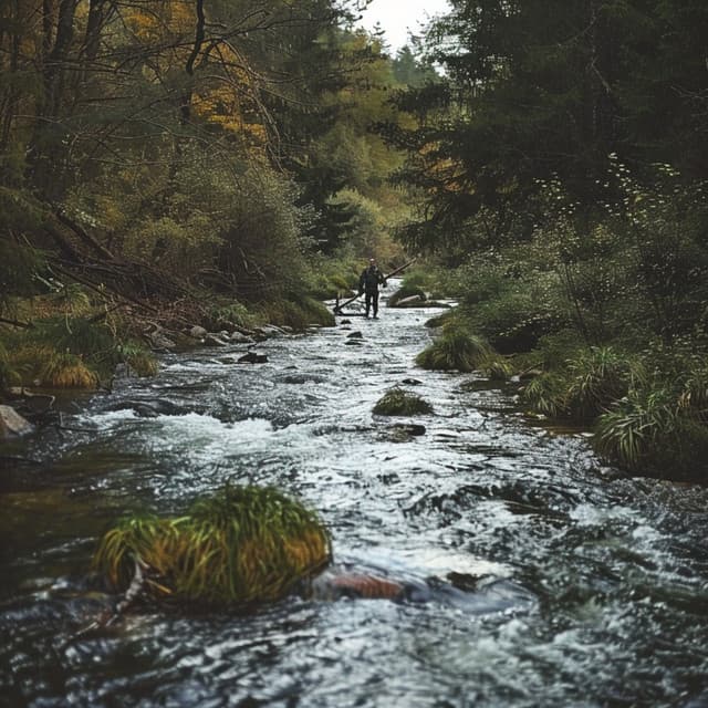 Dormir En El Abrazo Del Arroyo: Suaves Melodías Nocturnas - Horizontes infinitos