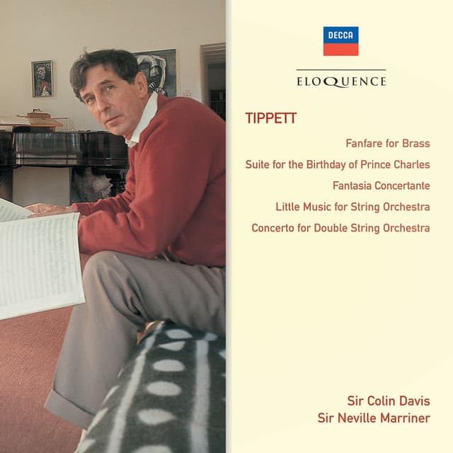Tippett: Fanfare For Brass; Suite For The Birthday Of Prince Charles; Fantasia Concertante - Michael Tippett