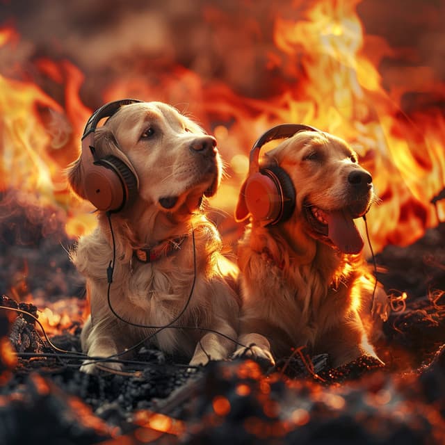 Paws by the Fire: Soothing Sounds for Dogs - Dog Relaxation