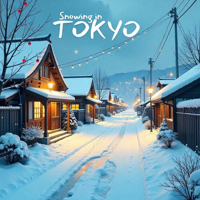 Snowing in Tokyo: Japanese Winter Lofi Ambience - Cozy Lofi Session