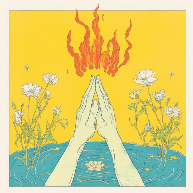 Origami Whiskers: Feline Artistry in the Rising Sun - Ambient 11