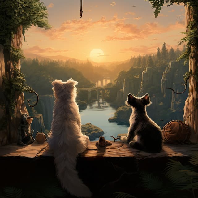 Feline Harmony: Music by the Fire for Your Cat - Calm Harmony