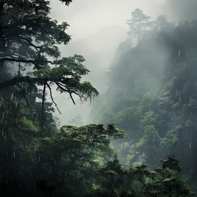 Rain's Calm: Gentle Rain for Meditation - Thunderstorm Meditation