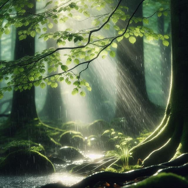 Rain Noise in the Forest to Sleep - Vast Oceans