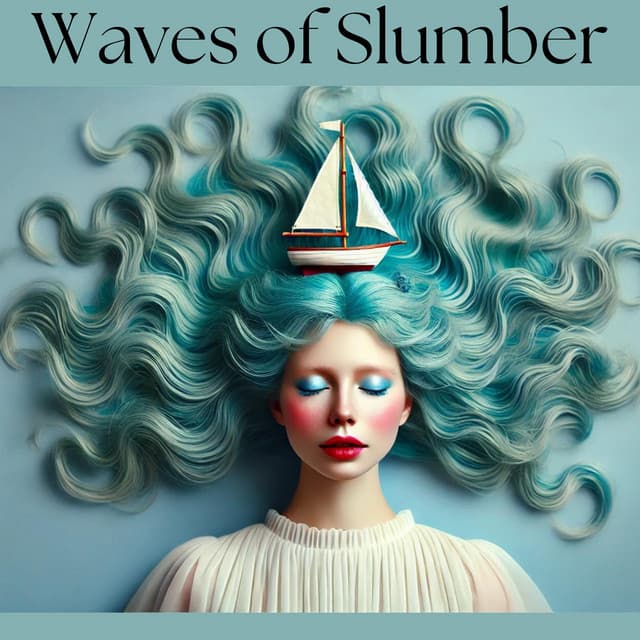 Waves of Slumber: Calming Music and Ocean Waves for Restful Sleep and Stress Relief - Trouble Sleeping Music Universe