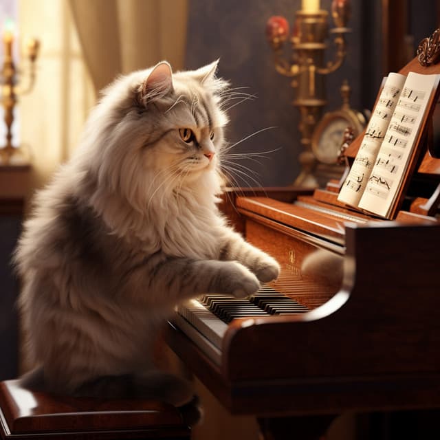 Feline Moods: Cats Piano Rhapsody - Piano Keys