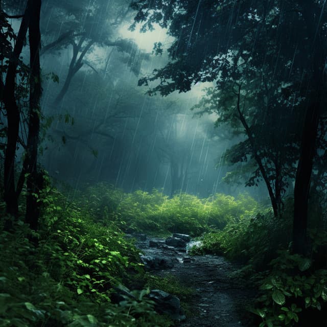 Raindrops in Eden: A Nature's Harmonious Symphony - Zen Soothing Sounds of Nature