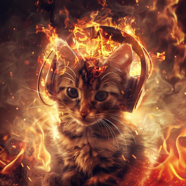 Fire Purrs: Cats Serene Sounds - Jingle Cats