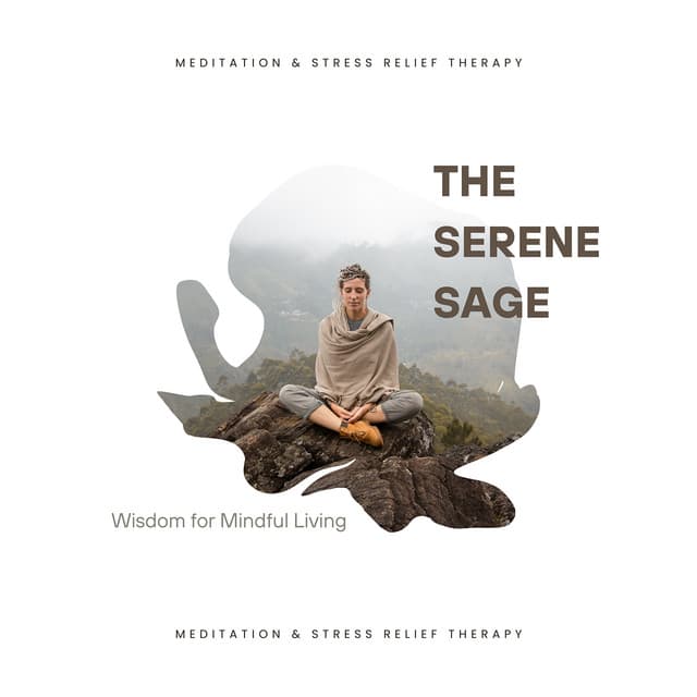 The Serene Sage: Wisdom for Mindful Living - Meditation & Stress Relief Therapy