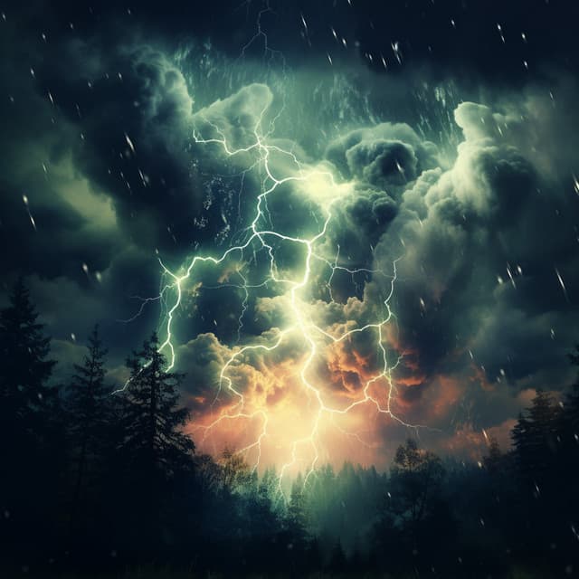 Dogs' Thunder Relaxation: Calming Thunder Echoes - Healing Frequencies