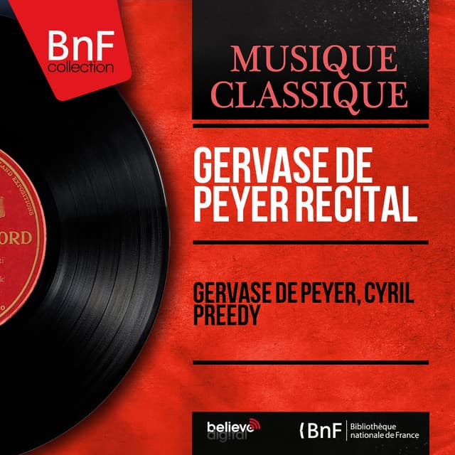 Gervase de Peyer Recital - Gervase De Peyer