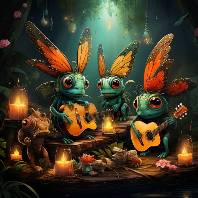 Sinfonía De Insectos Del Bosque Y De La Naturaleza - Música fácil de domingo por la mañana