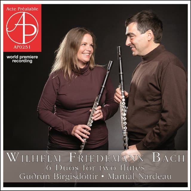 W.F. Bach: 6 Duos for Two Flutes - Wilhelm Friedemann Bach