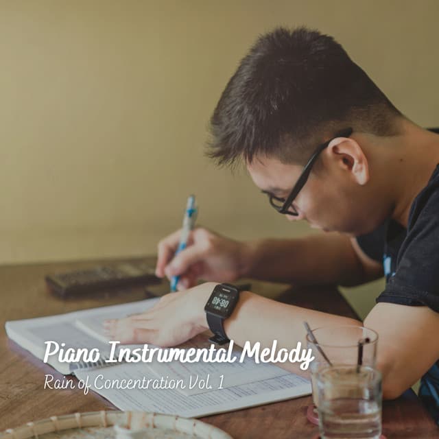Piano Instrumental Melody: Rain of Concentration Vol. 1 - Study Music